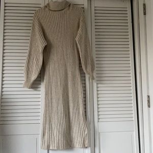 ASOS Knit Ribbed Midi Dress